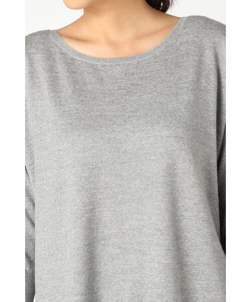 Spick & Span（スピックアンドスパン）の「ITALY WOOL 16Gテンジク プルオーバー（トップス・レディース・ブラック/グレーA/ホワイト/ピンク・フリー）」の11枚目の写真