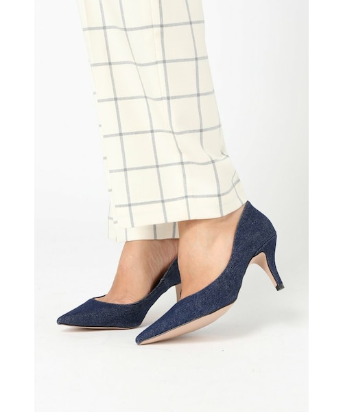 Noble（ノーブル）の「Original ポインテッドトゥパンプス(デニム  