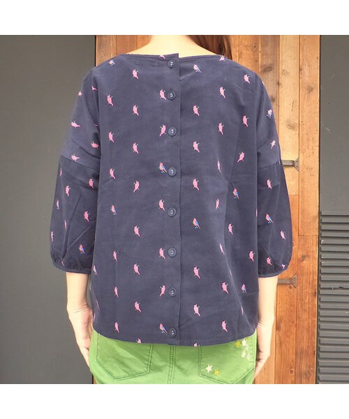 marbleSUD オカメインコ ブラウス marble sud（マーブルシュッド）の「marbleSUD(マーブルシュッド