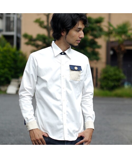 NIRAME.CO（ニラメッコ）の「箸休めしゃつ。（シャツ/ブラウス・メンズ・その他）」の2枚目の写真