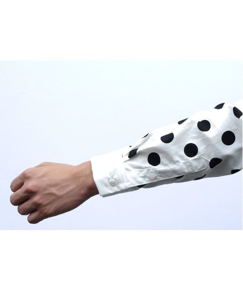 NIRAME.CO（ニラメッコ）の「ラブレターしゃつ　白×黒×赤（シャツ/ブラウス・メンズ・その他）」の10枚目の写真