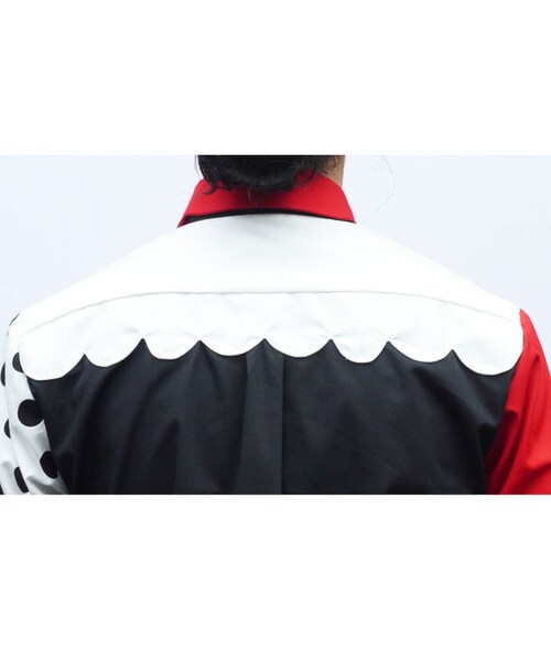 NIRAME.CO（ニラメッコ）の「ラブレターしゃつ　白×黒×赤（シャツ/ブラウス・メンズ・その他）」の9枚目の写真