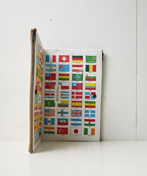 MATATABI（マタタビ）の「MATATABI ペーパークラッチバッグ（クラッチバッグ・メンズ・ベージュ・FREE）」の4枚目の写真