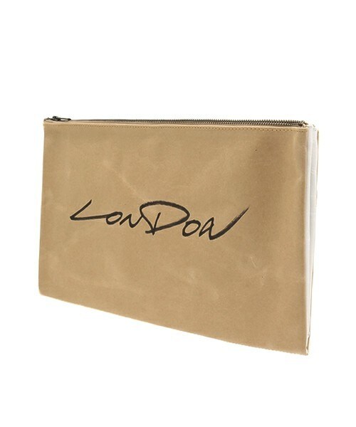 MATATABI（マタタビ）の「MATATABI ペーパークラッチバッグ（クラッチバッグ・メンズ・ベージュ・FREE）」の5枚目の写真