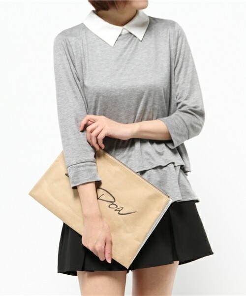 MATATABI（マタタビ）の「MATATABI ペーパークラッチバッグ（クラッチバッグ・メンズ・ベージュ・FREE）」の12枚目の写真