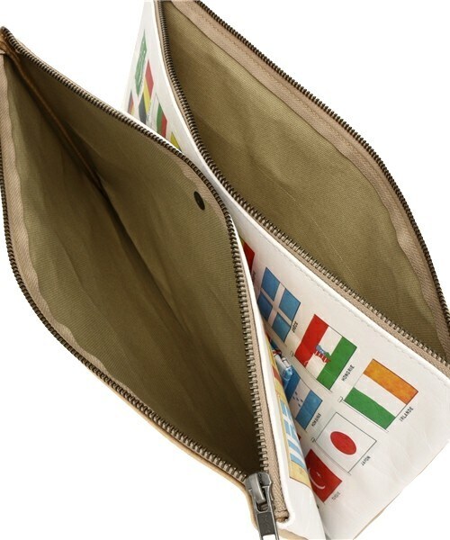 MATATABI（マタタビ）の「MATATABI ペーパークラッチバッグ（クラッチバッグ・メンズ・ベージュ・FREE）」の10枚目の写真