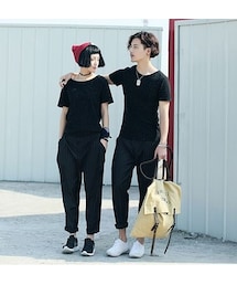 STORES.jp | ペグトップパンツ★ユニセックス★ストライプ×ネオモード★【送料無料】(スラックス)