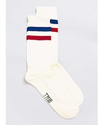 TOPMAN | Off White Stripe Tube Socks(ソックス/靴下)