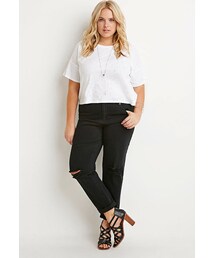 FOREVER 21 | FOREVER 21+ Distressed Skinny Jeans(デニムパンツ)