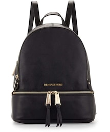 MICHAEL KORS | MICHAEL Michael Kors Rhea Small Zip Backpack, Black(バックパック/リュック)