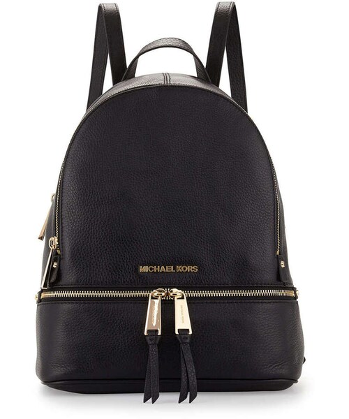 michael kors rhea mini backpack black