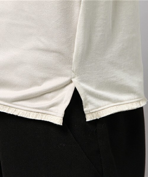 FREDY&GLOSTER(フレディアンドグロスター)の「ビーガンスエードプルオーバー(Tシャツ/カットソー・レディース・キナリ/キャメル・38)」の12枚目の写真