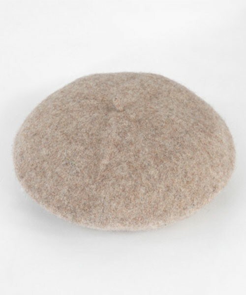 DHOLIC（ディーホリック）の「18colorsウールベレー帽（ハンチング/ベレー帽・レディース・アイボリー/オートミール/オレンジ/カーキ/グレー/スカイブルー/ダークベージュ/ディープピンク/ネイビー/パープル/ピンク/ブラック/ブラックグレー/ブルー/マスタード/ライトグレー/ライトベージュ/レッド・ONE）」の6枚目の写真