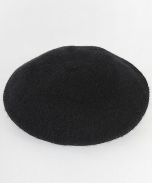 DHOLIC（ディーホリック）の「18colorsウールベレー帽（ハンチング/ベレー帽・レディース・アイボリー/オートミール/オレンジ/カーキ/グレー/スカイブルー/ダークベージュ/ディープピンク/ネイビー/パープル/ピンク/ブラック/ブラックグレー/ブルー/マスタード/ライトグレー/ライトベージュ/レッド・ONE）」の2枚目の写真