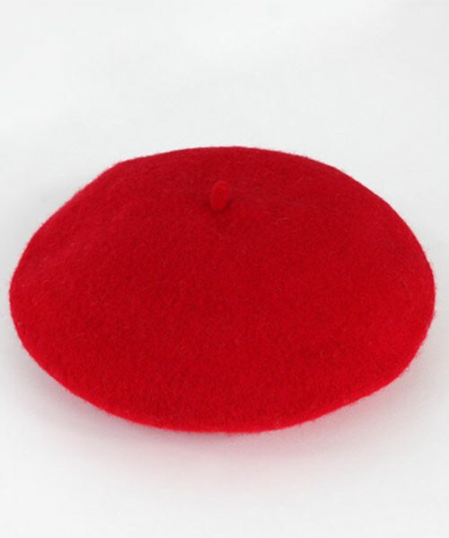 DHOLIC（ディーホリック）の「18colorsウールベレー帽（ハンチング/ベレー帽・レディース・アイボリー/オートミール/オレンジ/カーキ/グレー/スカイブルー/ダークベージュ/ディープピンク/ネイビー/パープル/ピンク/ブラック/ブラックグレー/ブルー/マスタード/ライトグレー/ライトベージュ/レッド・ONE）」の17枚目の写真