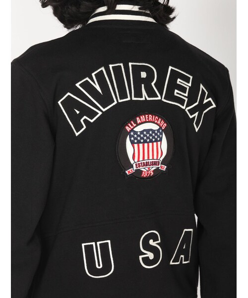 AVIREX（アヴィレックス）の「AVIREX/avirex/アヴィレックス/ SIGNATURE VARSITY SWEAT JACKET/ シグネチャー ヴァーシティー スウェット ジャケット（ジャケット/アウター・メンズ・OFF/WHITE/BLACK/NAVY・M/L/XL/XXL）」の13枚目の写真
