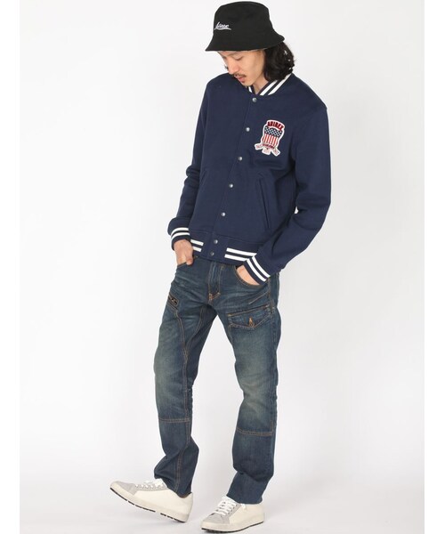 AVIREX（アヴィレックス）の「AVIREX/avirex/アヴィレックス/ SIGNATURE VARSITY SWEAT JACKET/ シグネチャー ヴァーシティー スウェット ジャケット（ジャケット/アウター・メンズ・OFF/WHITE/BLACK/NAVY・M/L/XL/XXL）」の21枚目の写真