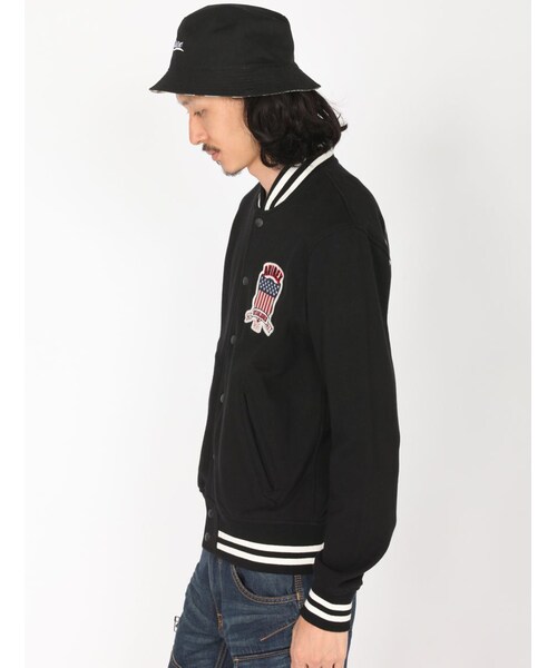 AVIREX（アヴィレックス）の「AVIREX/avirex/アヴィレックス/ SIGNATURE VARSITY SWEAT JACKET/ シグネチャー ヴァーシティー スウェット ジャケット（ジャケット/アウター・メンズ・OFF/WHITE/BLACK/NAVY・M/L/XL/XXL）」の9枚目の写真