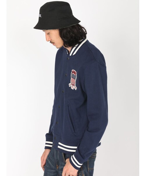 AVIREX（アヴィレックス）の「AVIREX/avirex/アヴィレックス/ SIGNATURE VARSITY SWEAT JACKET/ シグネチャー ヴァーシティー スウェット ジャケット（ジャケット/アウター・メンズ・OFF/WHITE/BLACK/NAVY・M/L/XL/XXL）」の16枚目の写真