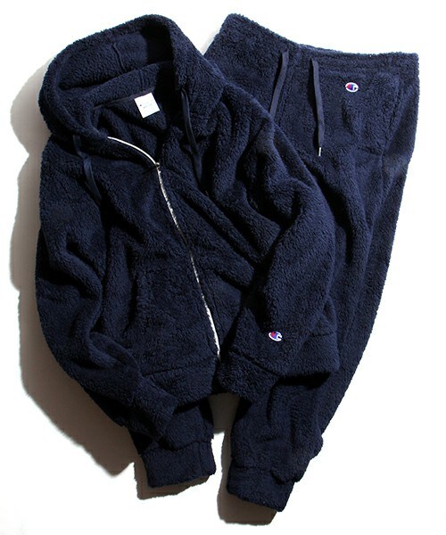 Champion（チャンピオン）の「【予約商品】別注 NEW SHERPA FLEECE セットアップ -2015FW-（その他・メンズ・チャコールグレー/ブラック/ネイビー・S/M/L）」の3枚目の写真