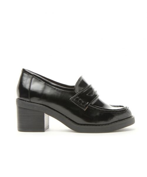 BLISS POINT（ブリスポイント）の「フェイクレザーローファーパンプス50（シューズ・レディース・ブラック/レオパード/ネイビー・M(23~23.5cm)/L(24~24.5cm)）」の6枚目の写真