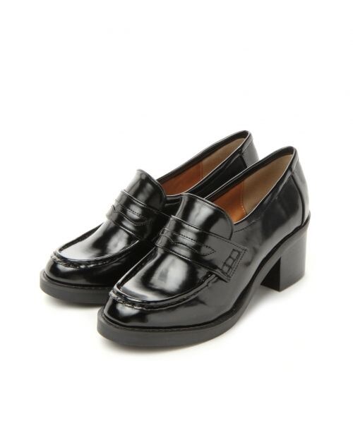 BLISS POINT（ブリスポイント）の「フェイクレザーローファーパンプス50（シューズ・レディース・ブラック/レオパード/ネイビー・M(23~23.5cm)/L(24~24.5cm)）」の4枚目の写真