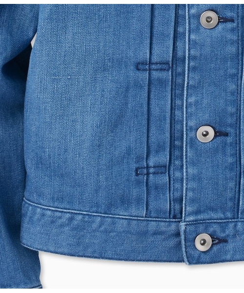 LE JUN（ルジュン）の「デニムGジャン（ジャケット/アウター・レディース・ブルー系・M）」の9枚目の写真