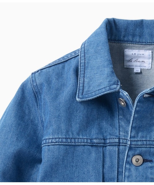 LE JUN（ルジュン）の「デニムGジャン（ジャケット/アウター・レディース・ブルー系・M）」の7枚目の写真