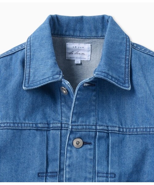 LE JUN（ルジュン）の「デニムGジャン（ジャケット/アウター・レディース・ブルー系・M）」の6枚目の写真