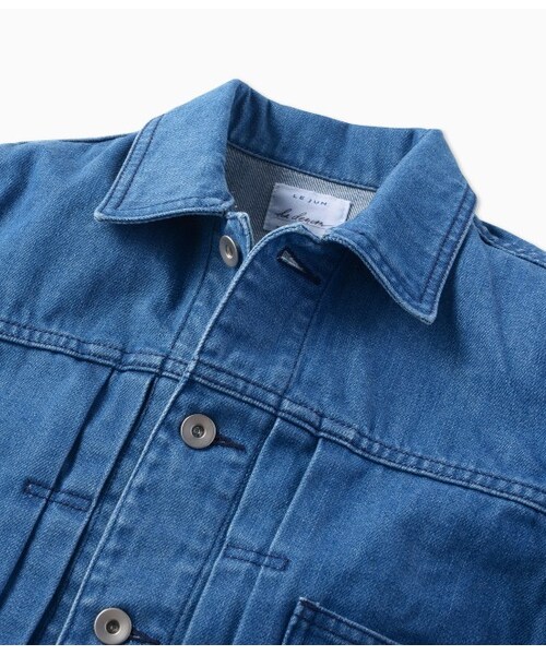 LE JUN（ルジュン）の「デニムGジャン（ジャケット/アウター・レディース・ブルー系・M）」の12枚目の写真