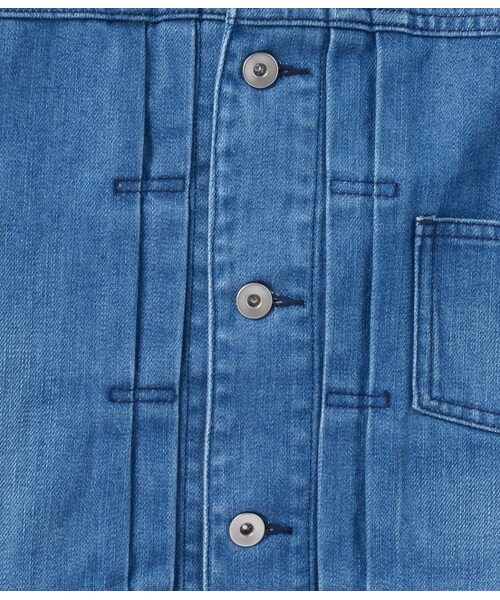 LE JUN（ルジュン）の「デニムGジャン（ジャケット/アウター・レディース・ブルー系・M）」の10枚目の写真