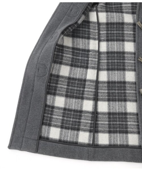 LE JUN（ルジュン）の「DUFFLE COAT ladys（ジャケット/アウター・レディース・ブラック/グレー・34）」の9枚目の写真