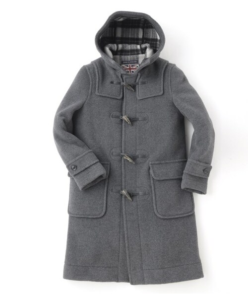 LE JUN（ルジュン）の「DUFFLE COAT ladys（ジャケット/アウター・レディース・ブラック/グレー・34）」の3枚目の写真