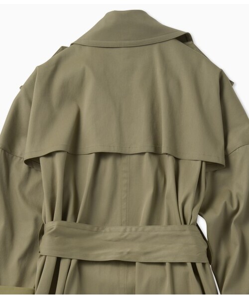 LE JUN（ルジュン）の「テンセル混ツイルトレンチコート（ジャケット/アウター・レディース・カーキ・F）」の13枚目の写真