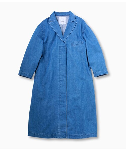 LE JUN（ルジュン）の「デニムチェスターコート（ジャケット/アウター・レディース・ネイビー/ブルー系・F）」の3枚目の写真