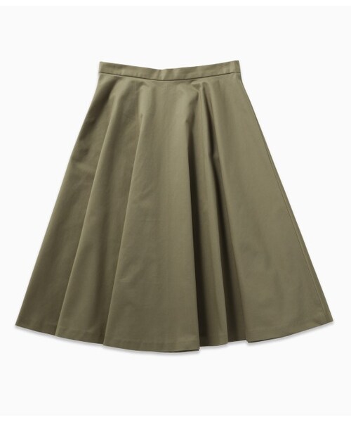 LE JUN（ルジュン）の「ツイルフレアースカート（スカート・レディース・カーキ・S/M）」の11枚目の写真