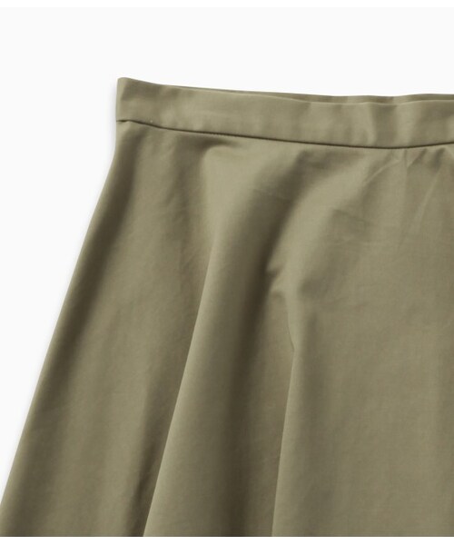 LE JUN（ルジュン）の「ツイルフレアースカート（スカート・レディース・カーキ・S/M）」の7枚目の写真