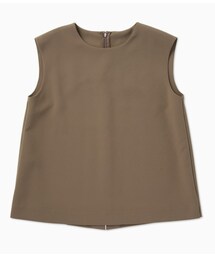 LE JUN | ダブルクロスノースリーブブラウス(トップス)