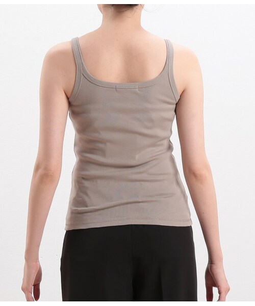 LE JUN（ルジュン）の「フライスタンクトップ（トップス・レディース・ブラック/グレー/オフホワイト/ベージュ・F）」の13枚目の写真