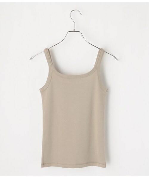 LE JUN（ルジュン）の「フライスタンクトップ（トップス・レディース・ブラック/グレー/オフホワイト/ベージュ・F）」の6枚目の写真