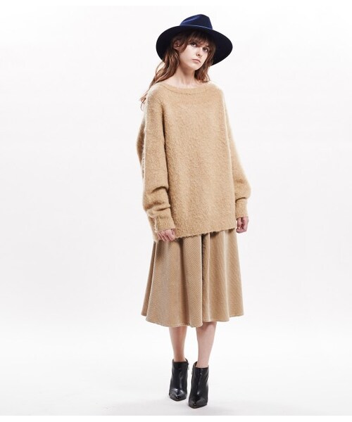 LE JUN（ルジュン）の「コーデュロイフレアースカート（スカート・レディース・オフホワイト/ベージュ・S/M）」の14枚目の写真