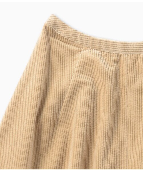 LE JUN（ルジュン）の「コーデュロイフレアースカート（スカート・レディース・オフホワイト/ベージュ・S/M）」の8枚目の写真