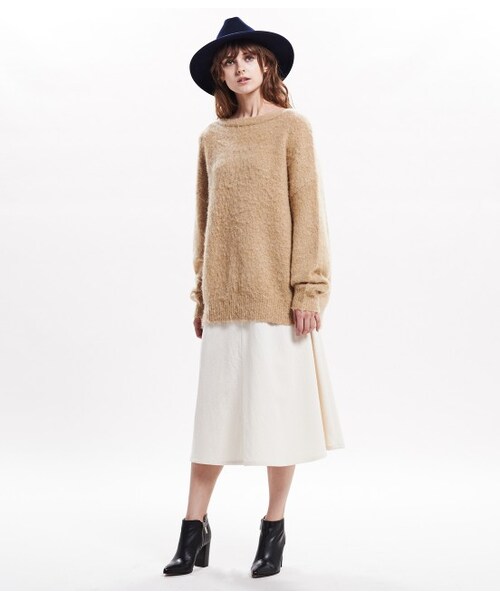 LE JUN（ルジュン）の「コーデュロイフレアースカート（スカート・レディース・オフホワイト/ベージュ・S/M）」の13枚目の写真