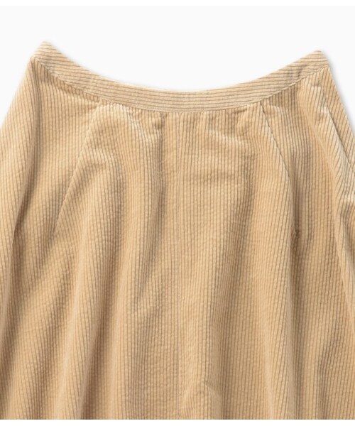 LE JUN（ルジュン）の「コーデュロイフレアースカート（スカート・レディース・オフホワイト/ベージュ・S/M）」の7枚目の写真