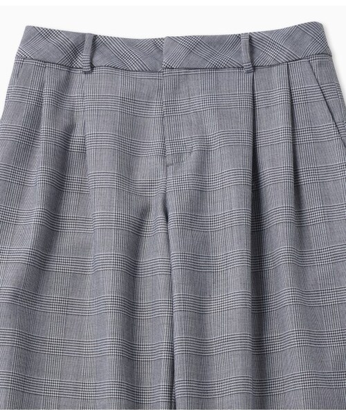 LE JUN（ルジュン）の「サキソニータックワイドパンツ（パンツ・レディース・ブラック/グレー・S/M）」の7枚目の写真