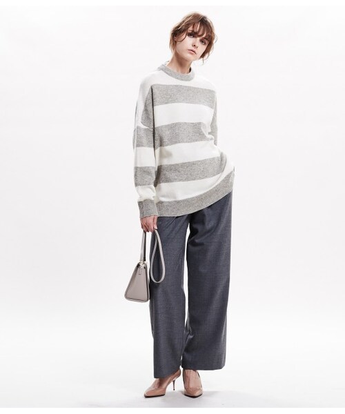 LE JUN（ルジュン）の「サキソニータックワイドパンツ（パンツ・レディース・ブラック/グレー・S/M）」の15枚目の写真