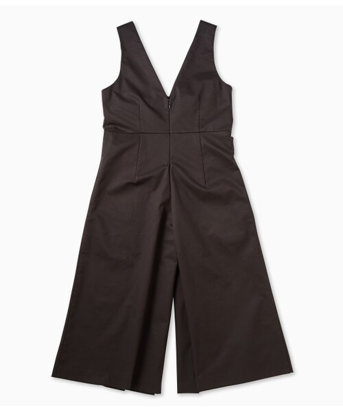 LE JUN（ルジュン）の「ツイルVネックサロペット（ワンピース/ドレス・レディース・ブラック/カーキ・F）」の15枚目の写真