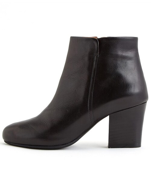 ADAM ET ROPE'（アダムエロペ）の「ベーシックショートブーツ（シューズ・レディース・ブラック/ベージュ系・36.0/37.0/38.0/39.0）」の5枚目の写真