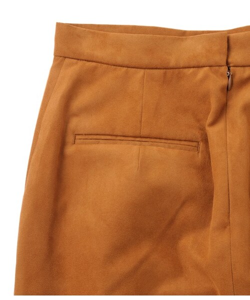 ADAM ET ROPE'（アダムエロペ）の「フェイクスエードミディ丈スカート（スカート・レディース・キャメル/ベージュ・36/38）」の8枚目の写真