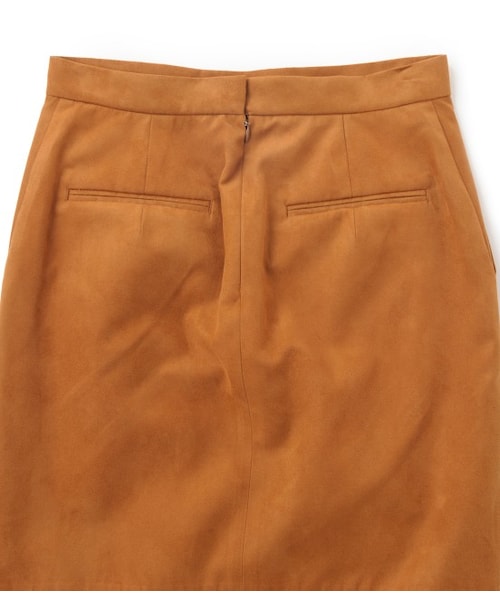 ADAM ET ROPE'（アダムエロペ）の「フェイクスエードミディ丈スカート（スカート・レディース・キャメル/ベージュ・36/38）」の7枚目の写真